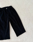 Little Foxx – Fleeced Denim Barrel Pants
