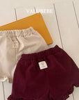 Little Foxx – Corduroy Frill Half Pants