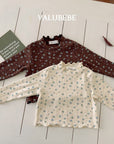 Little Foxx – Rose Flower fleeced Fluttering Tee