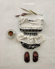 Little Foxx – Check Cape Blouse