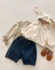 Little Foxx – Bongbong Fleeced Denim Pants