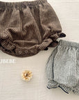 Little Foxx – Herringbone Frill Pumpkin Pants