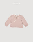 Little Foxx – Creamy Ribbon Puff Tee