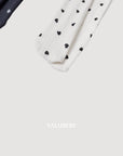 Little Foxx – Blanc Heart Roll Socks