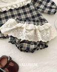 Little Foxx – Check Lace Bloomer