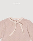Little Foxx – Creamy Ribbon Puff Tee