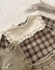 Little Foxx – Check Cape Blouse