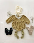 Little Foxx – Embroidery Velour Suit