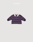 Little Foxx – Milky Stripe Collar Tee