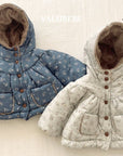 Little Foxx – Blanc Shirring Hooded Jacket