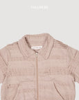 Little Foxx – Lace Collar Zip-up Jacket