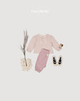 Little Foxx – Creamy Ribbon Puff Tee
