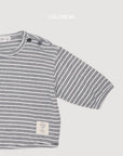 Little Foxx – Stripe Button Tee