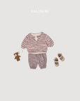 Little Foxx – Veloure Stripe Cardigan