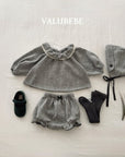Little Foxx – Herringbone Frill Blouse