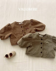 Little Foxx – Ribbon Puffer Woolen Jacket