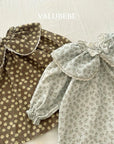 Little Foxx – Color Flower Corduroy Dress