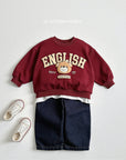 Little Foxx – Embossed English Bear Sweatshirt