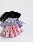 Little Foxx – Popcorn Glossy Flare Skirt