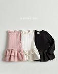 Little Foxx – Eyelet Frill Tee
