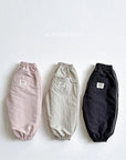 Little Foxx – Label Crinkle Jogger Pants