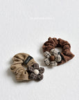 Little Foxx – Check Flower Scrunchie