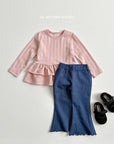 Little Foxx – Eyelet Frill Tee