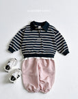 Little Foxx – Label Crinkle Jogger Pants
