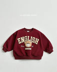 Little Foxx – Embossed English Bear Sweatshirt