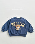 Little Foxx – Embossed English Bear Sweatshirt