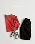 Little Foxx – Stripe Smaile Label Tee