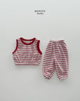 Bebe Stripe Terry Vest Top Bottom Set2_byLittleFox_jetztvorbestellen