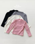 Little Foxx – Shirring Lettuce Edge Ribbed Tee