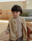 Little Foxx – Ribbed Striped Half Turtleneck