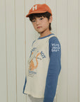Little Foxx – Kitten Raglan Colored Tee