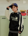 Little Foxx – Donut Color Block Fleece Sweatshirt