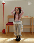 Little Foxx – Rosy Fleece Frill Pants