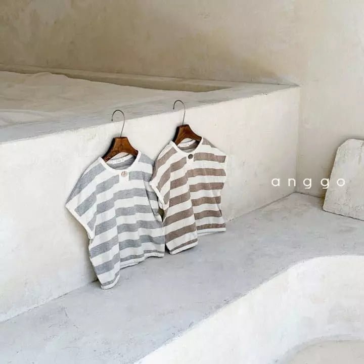 Sand Stripes Tee – Lässiger Oversize - Look –