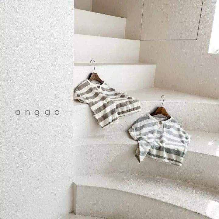 Sand Stripes Tee – Lässiger Oversize - Look –