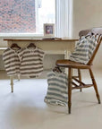 Sand Stripes Tee – Lässiger Oversize - Look –