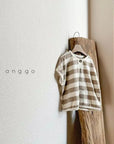 Sand Stripes Tee – Lässiger Oversize - Look –