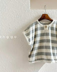Sand Stripes Tee – Lässiger Oversize - Look –