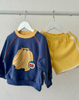 Banana Wappen Sweatshirt – Streetstyle mit coolem Patch - Detail –