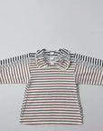 Striped Collar Dress –