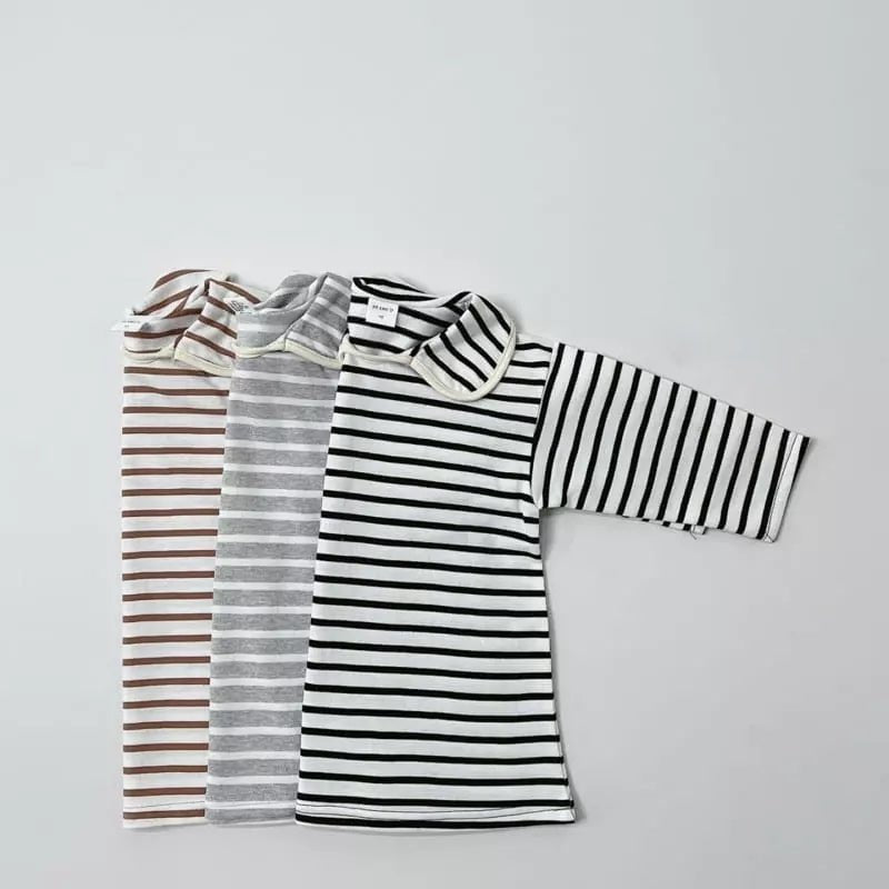Striped Collar Dress –