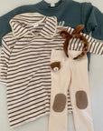 Striped Collar Dress –