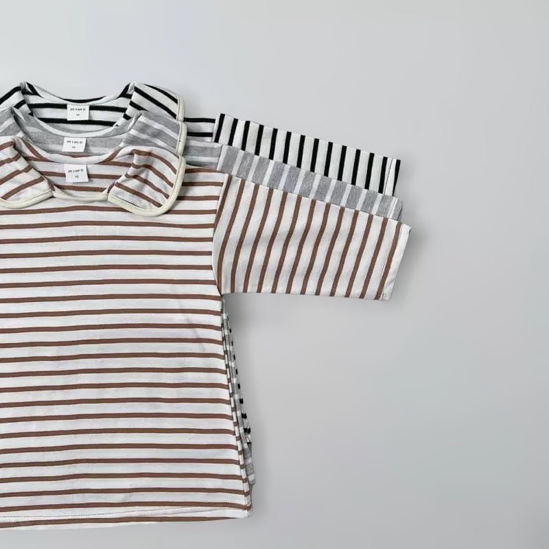 Striped Collar Dress –