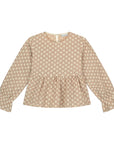 Betty Flower Top - Sand find Stylish Fashion for Little People- at Little Foxx Concept Store