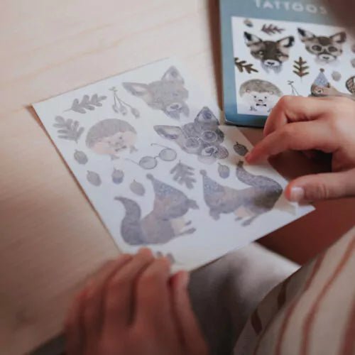 Bio Tattoo - Fuchs & Eichhörnchen – #product_subtitle# | #product_description_first_paragraph#