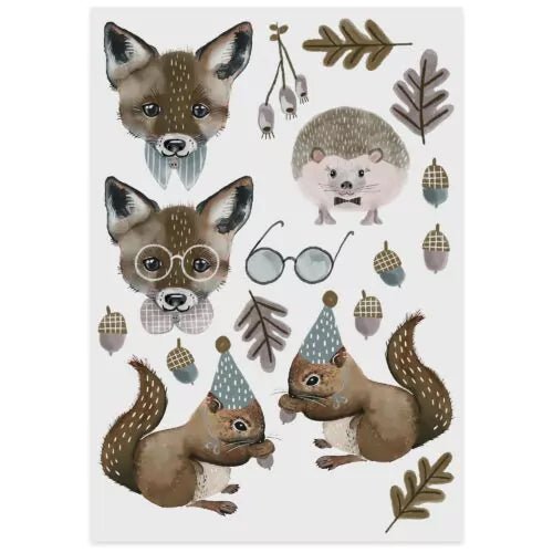 Bio Tattoo- Fuchs & Eichhörnchen find Stylish Fashion for Little People- at Little Foxx Concept Store